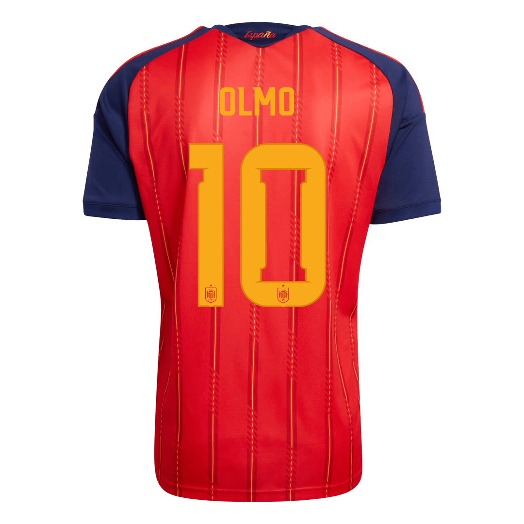 OLMO #10 Espagne Domicile Maillot 2026 Rouge - Super