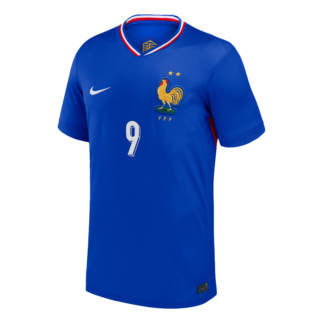 GIROUD #9 France Domicile Maillot 2024 Bleu