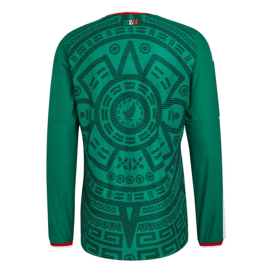 Mexique Domicile Maillot Manches Longues 2026 Vert
