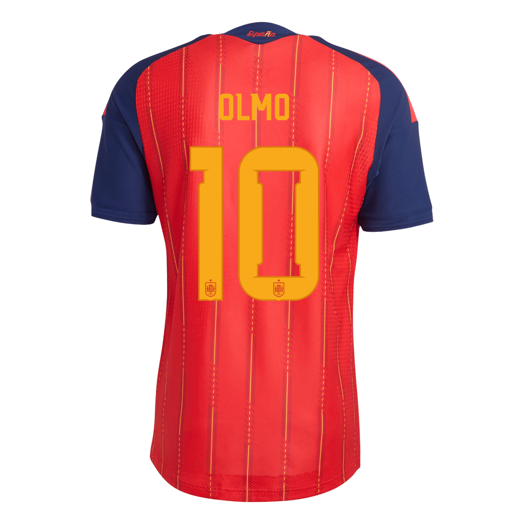 OLMO #10 Espagne Domicile Maillot 2026 Rouge Joueur
