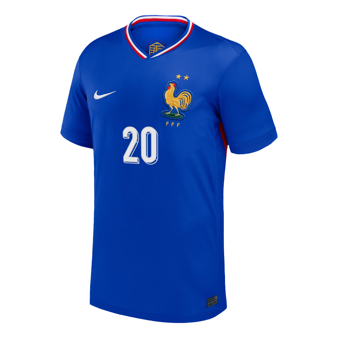 COMAN #20 France Domicile Maillot 2024 Bleu