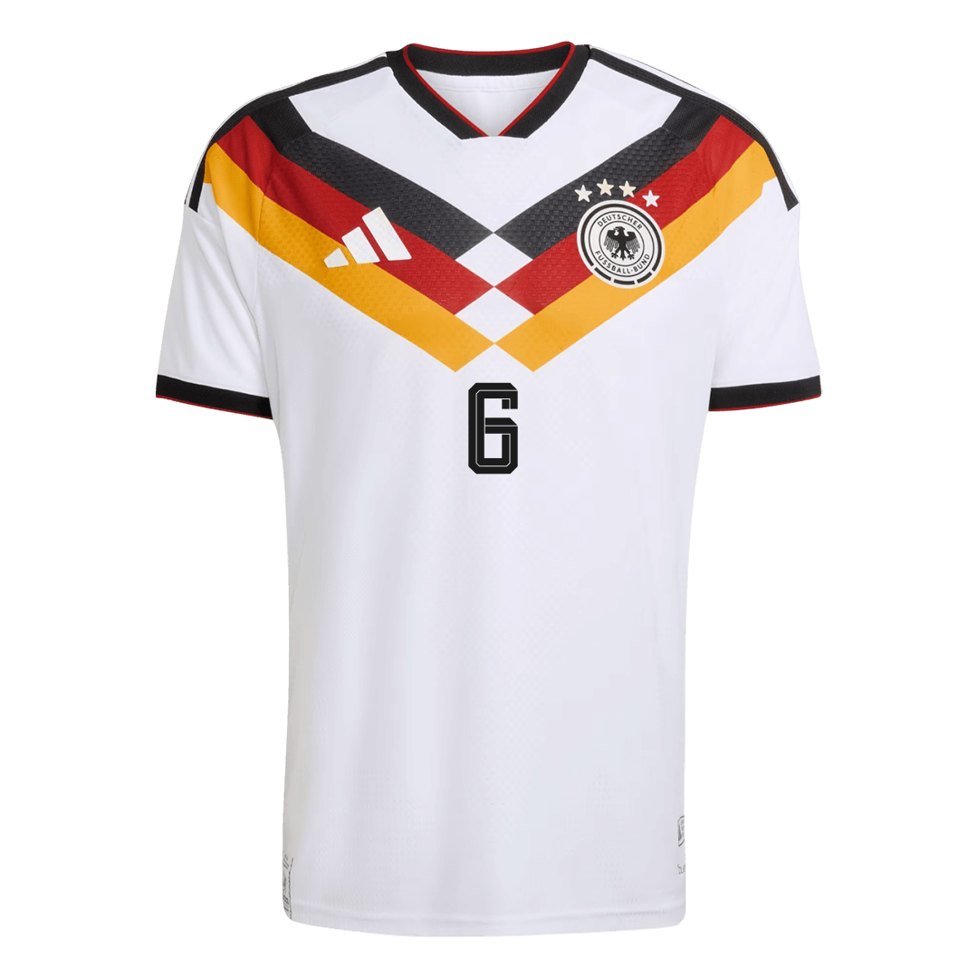 KIMMICH #6 Allemagne Domicile Maillot 2026 Blanc Joueur