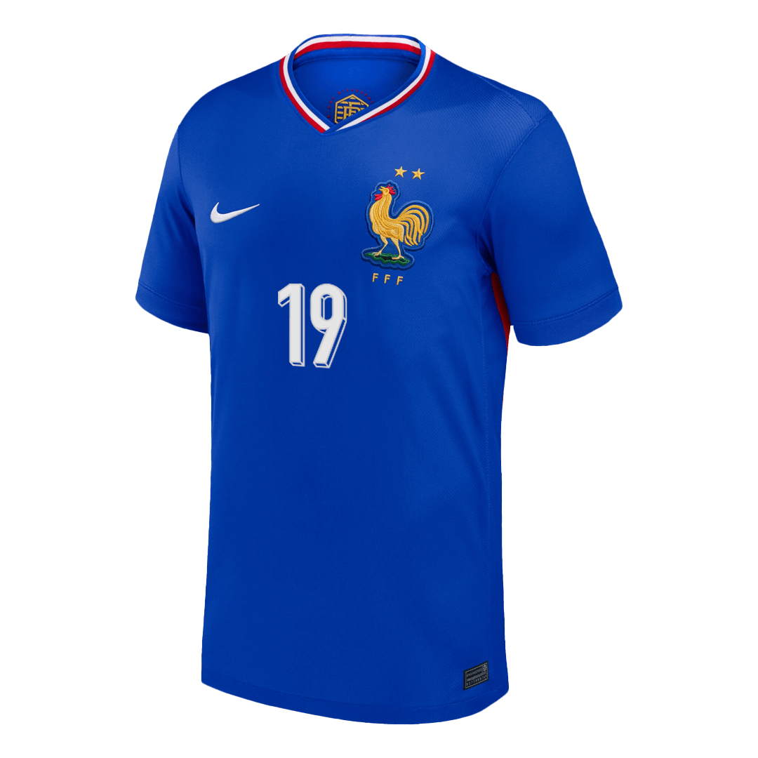 KALULU #19 France Domicile Maillot 2024 Bleu