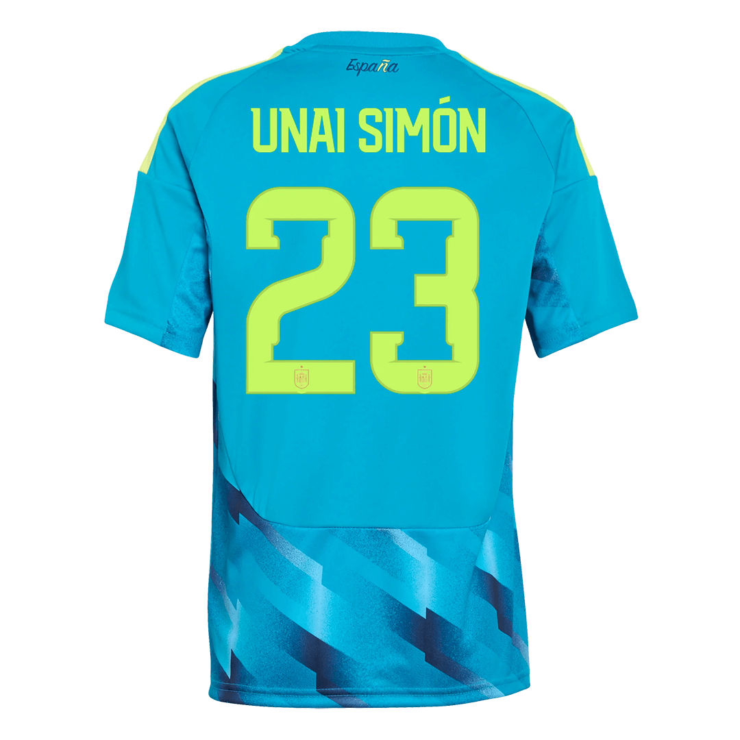 UNAI SIMÓN #23 Espagne Gardien Maillot 2026 Bleu