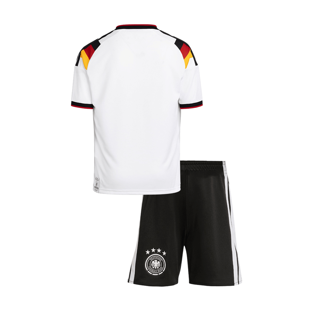 Allemagne Domicile Maillot Kit 2026 Enfant Blanc
