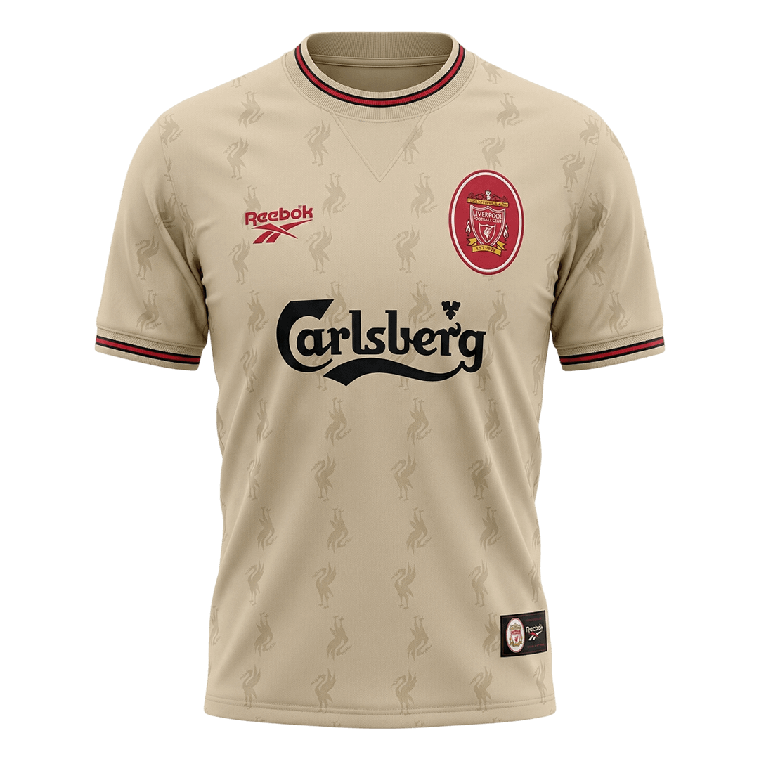 Retro Liverpool Extérieur Maillot 1996/97 Jaune