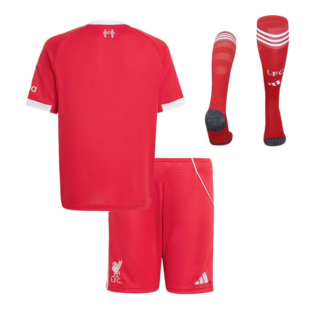 Liverpool Domicile Maillot Kit 2025/26 Enfant Rouge