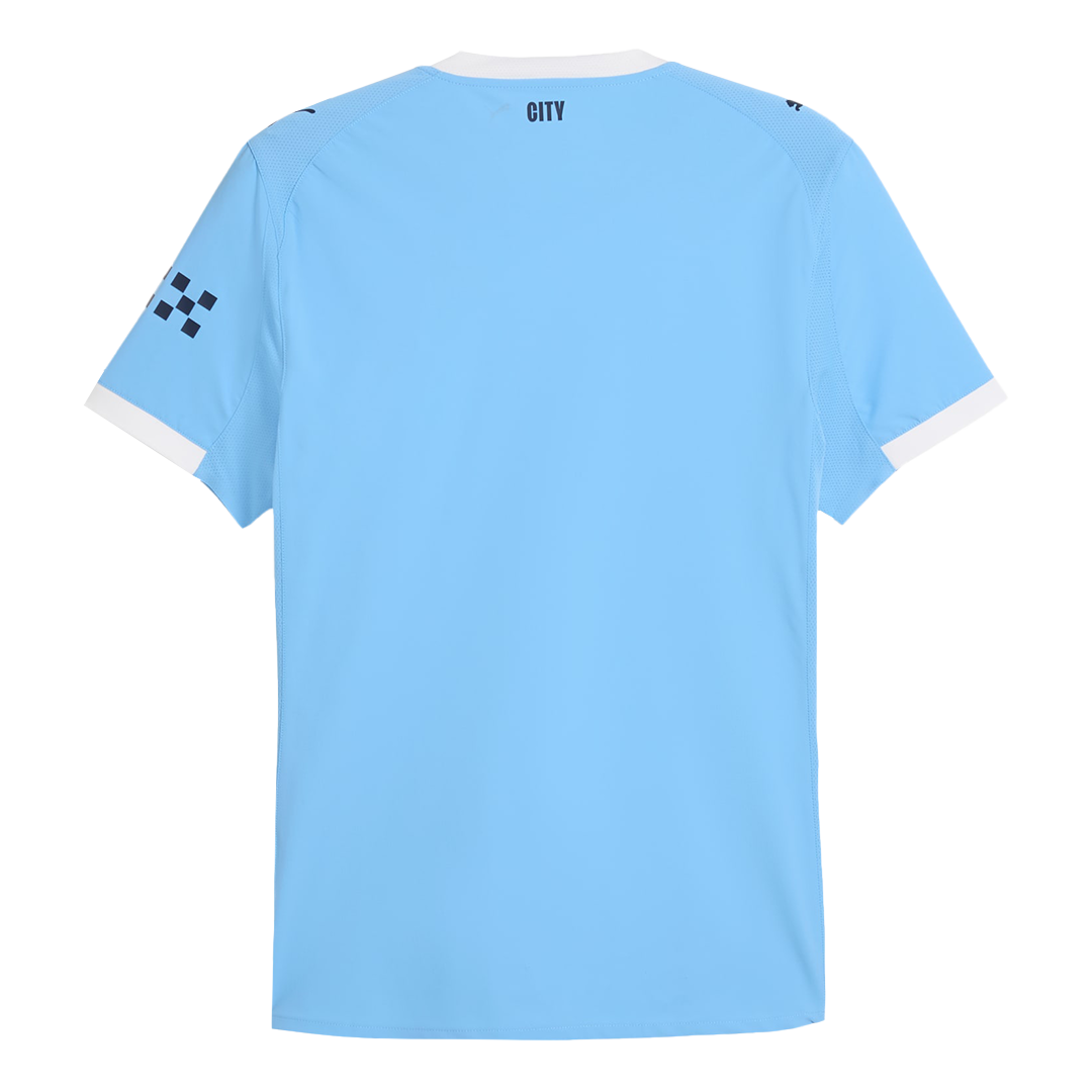 Manchester City Domicile Maillot 2025/26 Bleu Joueur