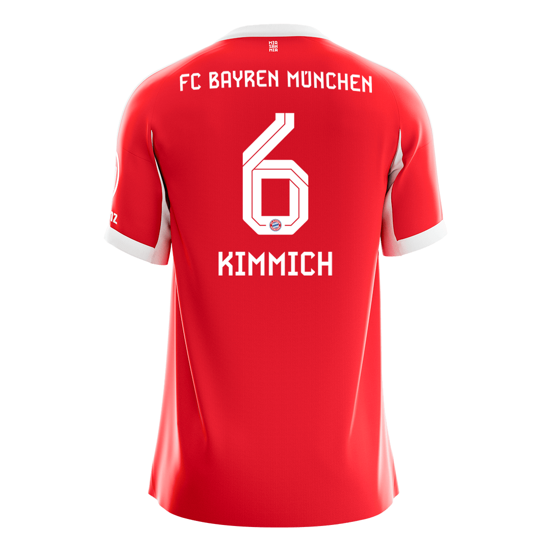 KIMMICH #6 Bayern Munich Domicile Maillot 2025/26 Rouge - Super