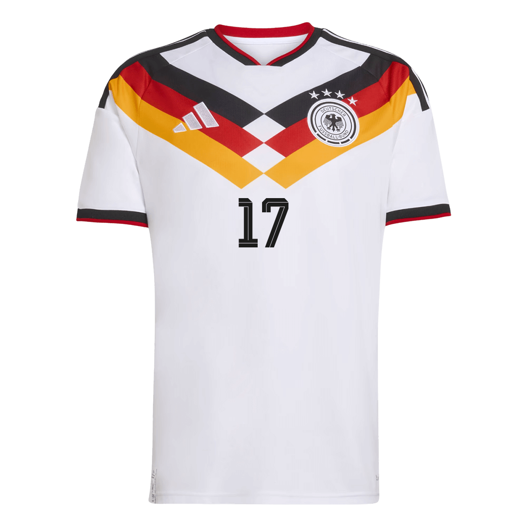 WIRTZ #17 Allemagne Domicile Maillot 2026 Blanc