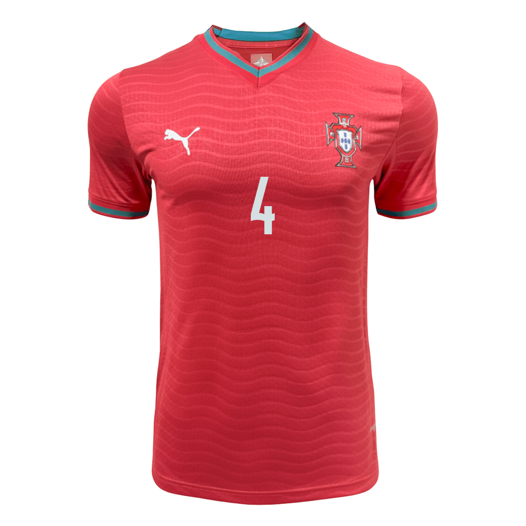 RÚBEN DIAS #4 Portugal Domicile Maillot 2026 Rouge Joueur