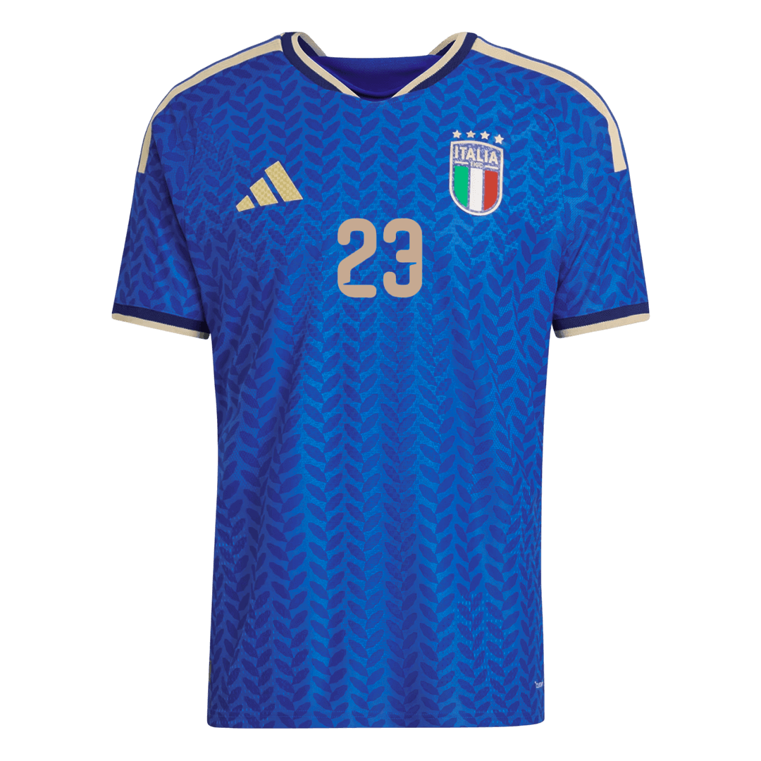 BASTONI #23 Italie Domicile Maillot 2026 Bleu Joueur
