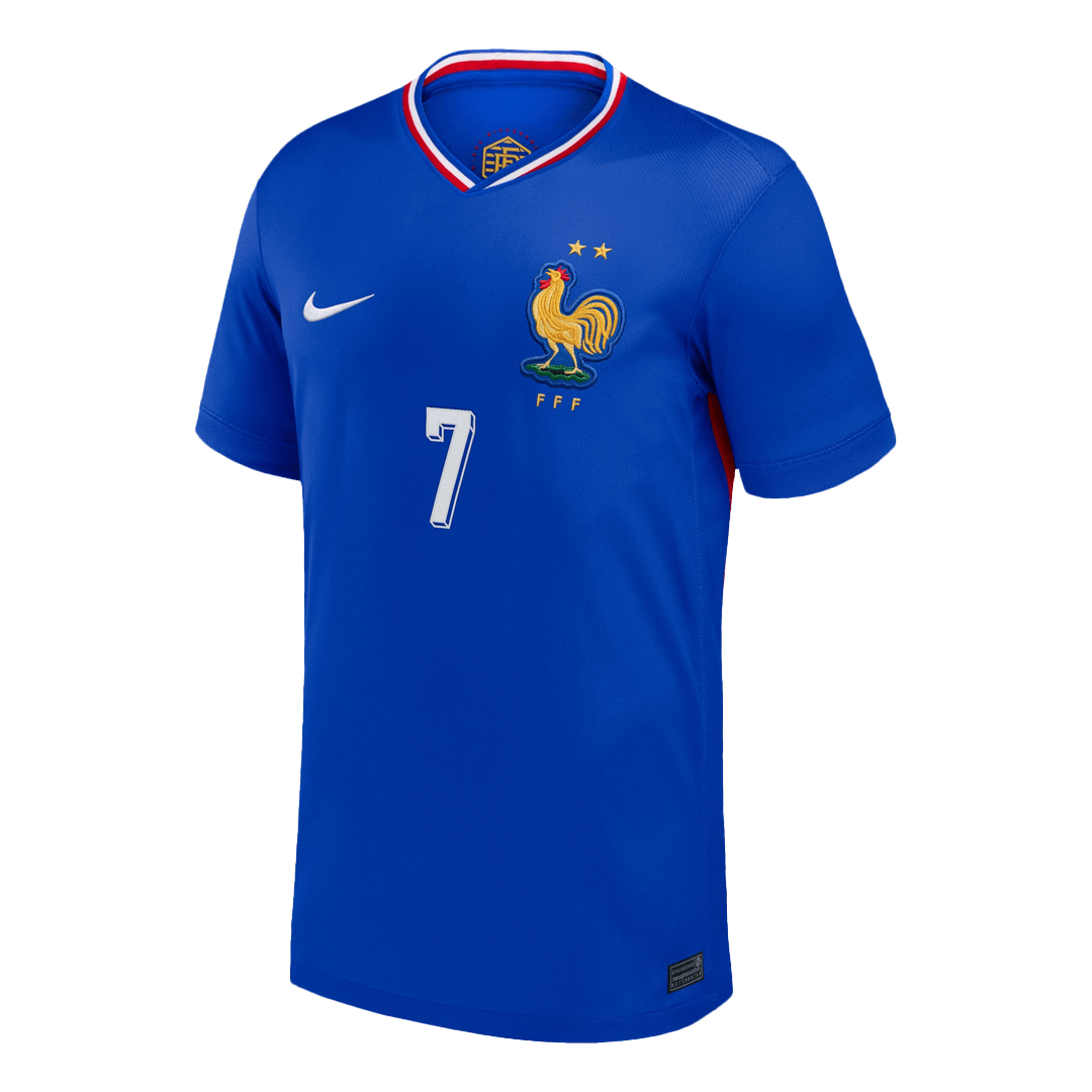 GRIEZMANN #7 France Domicile Maillot 2024 Bleu