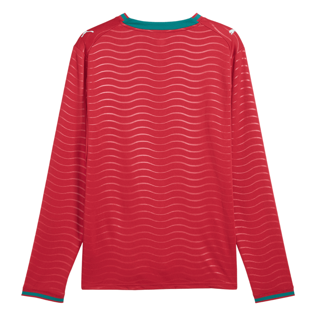Portugal Domicile Maillot Manches Longues 2026 Rouge
