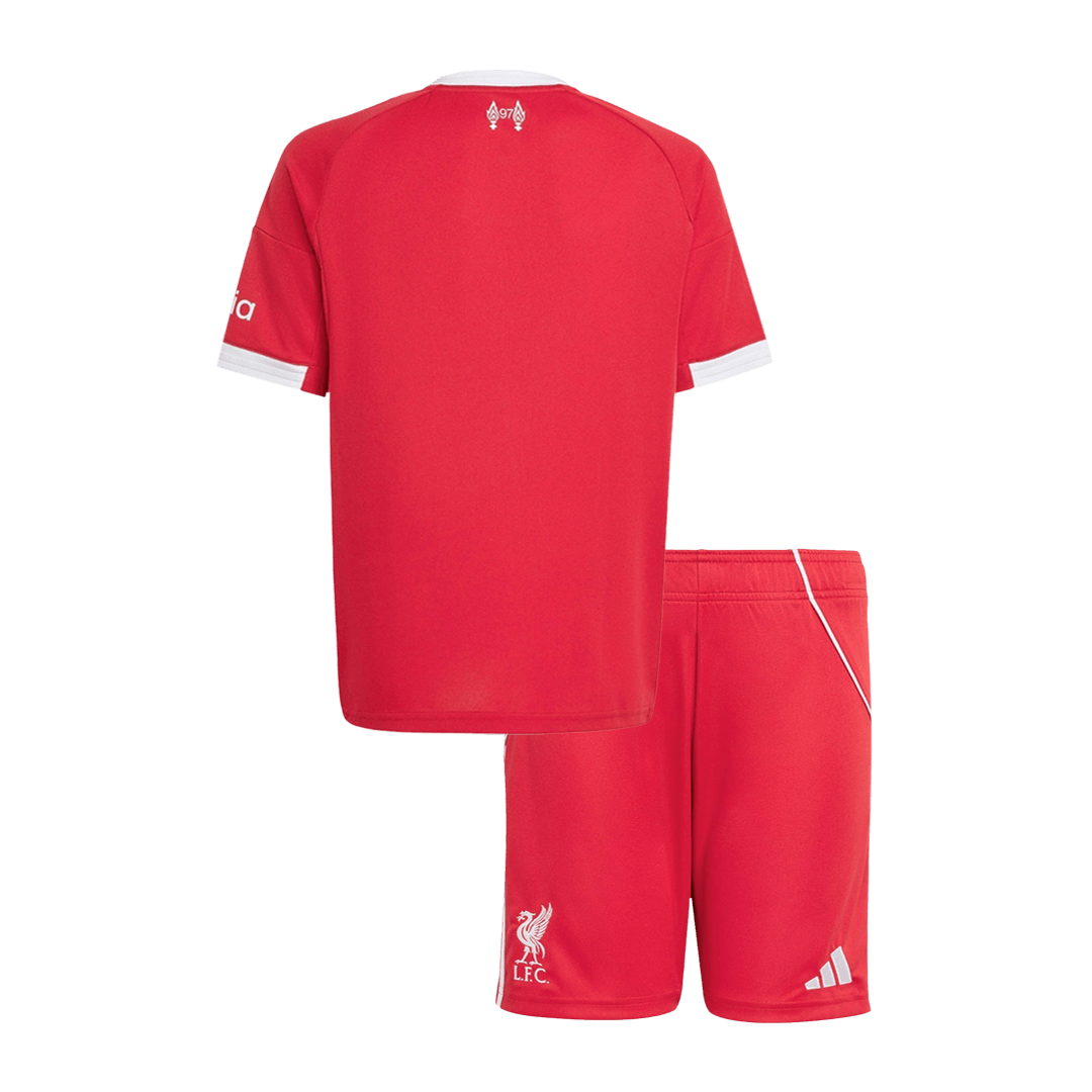 Liverpool Domicile Maillot Kit 2025/26 Enfant Rouge