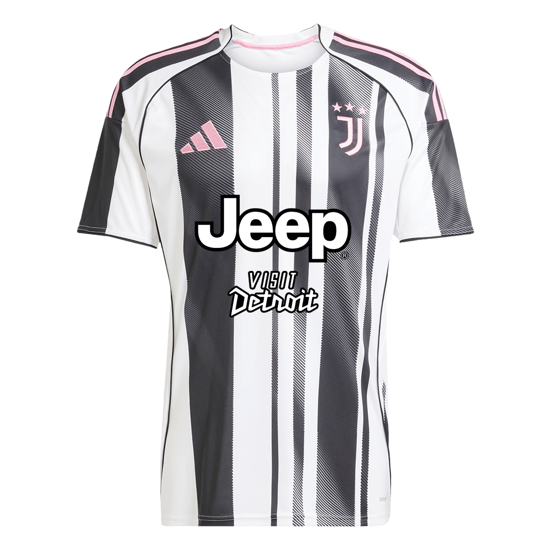Juventus Domicile Maillot Kit 2025/26 Noir&Blanc