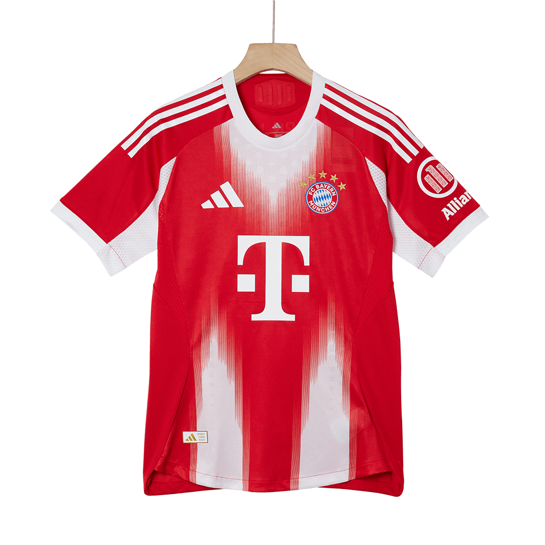 LUIS DÍAZ #14 Bayern Munich Domicile Maillot 2025/26 Rouge Joueur