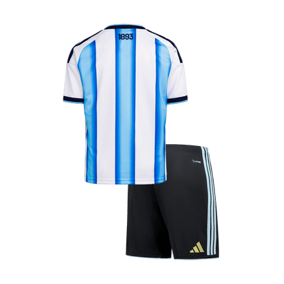 Argentine Domicile Maillot Kit 2026 Enfant Blue&White