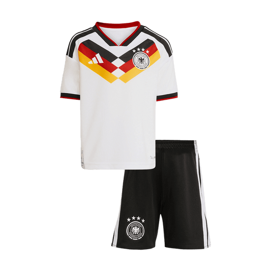Allemagne Domicile Maillot Kit 2026 Enfant Blanc