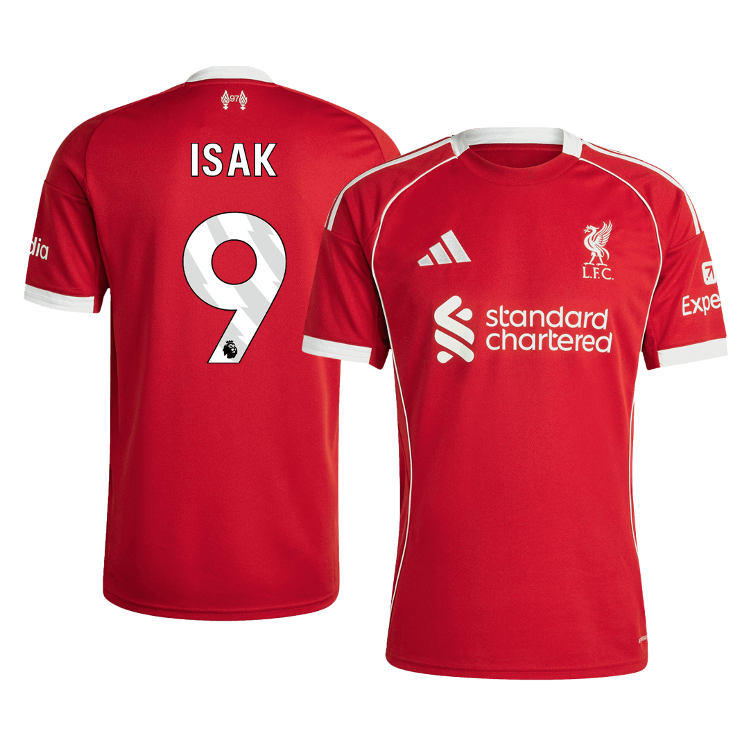 ISAK #9 Liverpool Domicile Maillot 2025/26 Rouge