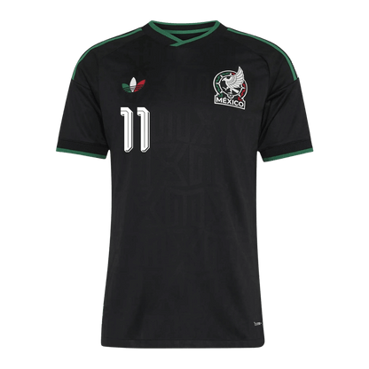 S.GIMENEZ #11 Mexique Third Maillot 2026 Noir Joueur