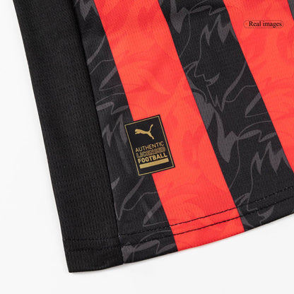 AC Milan Domicile Maillot Kit 2025/26 Enfant Rouge&Noir