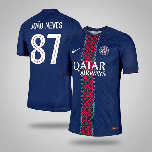 JOÃO NEVES #87 Les Parisiens Domicile Maillot 2025/26 Bleu marine Joueur