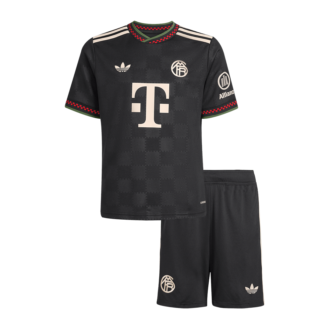 Bayern Munich Third Maillot Kit 2025/26 Enfant Noir