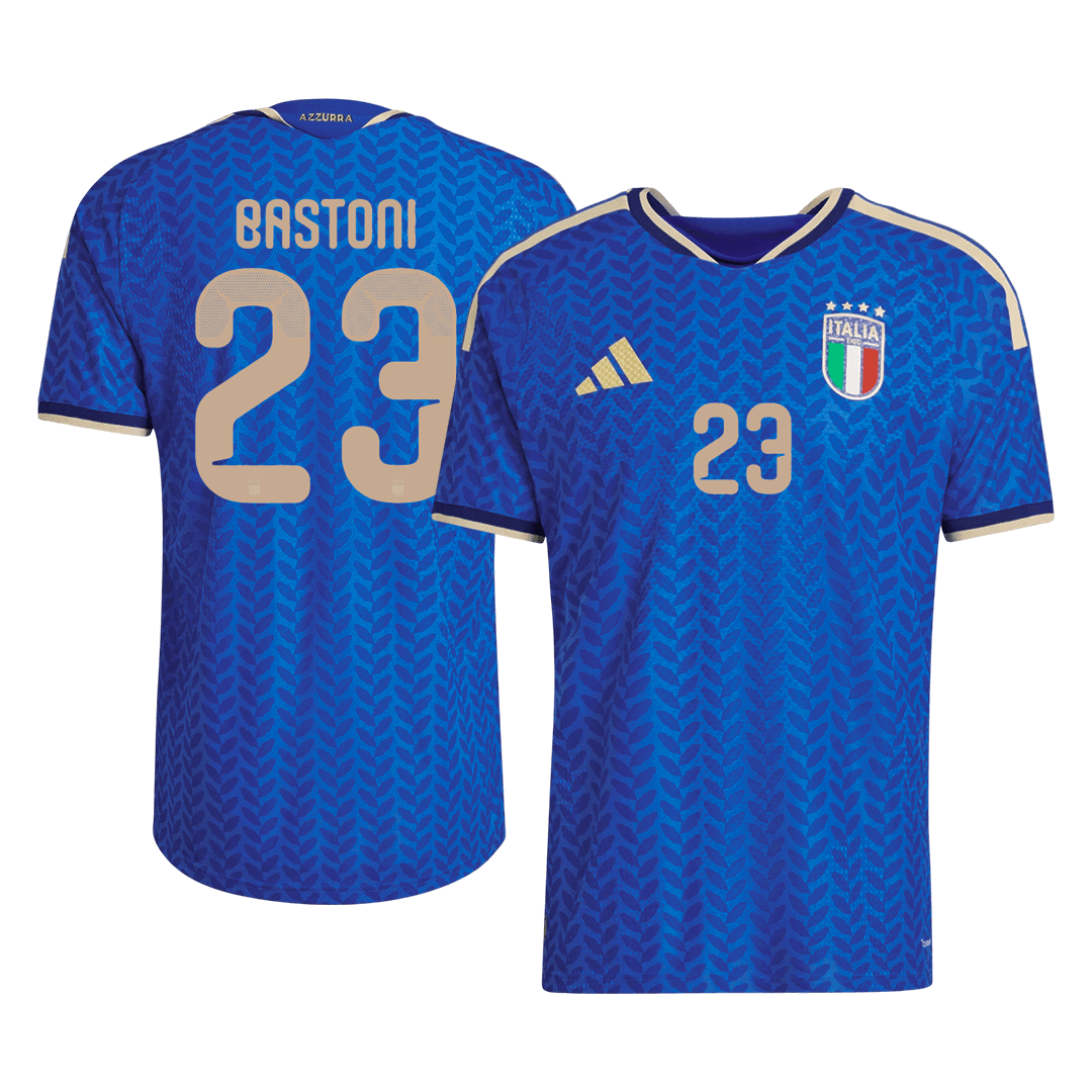 BASTONI #23 Italie Domicile Maillot 2026 Bleu Joueur
