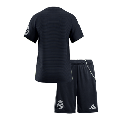 Kids Real Madrid Extérieur Maillot Kit 2025/26 Bleu marine - Super