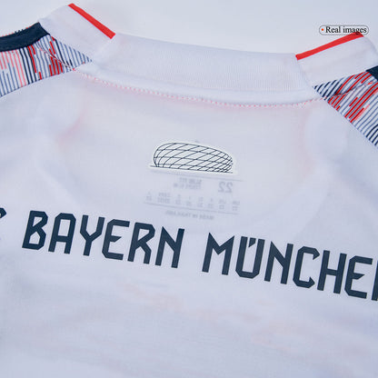 Bayern Munich Extérieur Maillot Kit 2025/26 Enfant Blanc