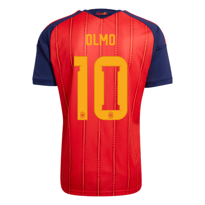 OLMO #10 Espagne Domicile Maillot 2026 Rouge - Super