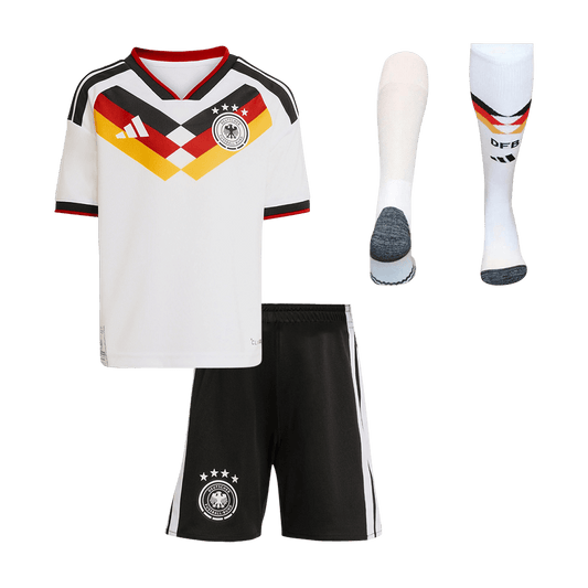 Allemagne Domicile Maillot Kit 2026 Enfant Blanc