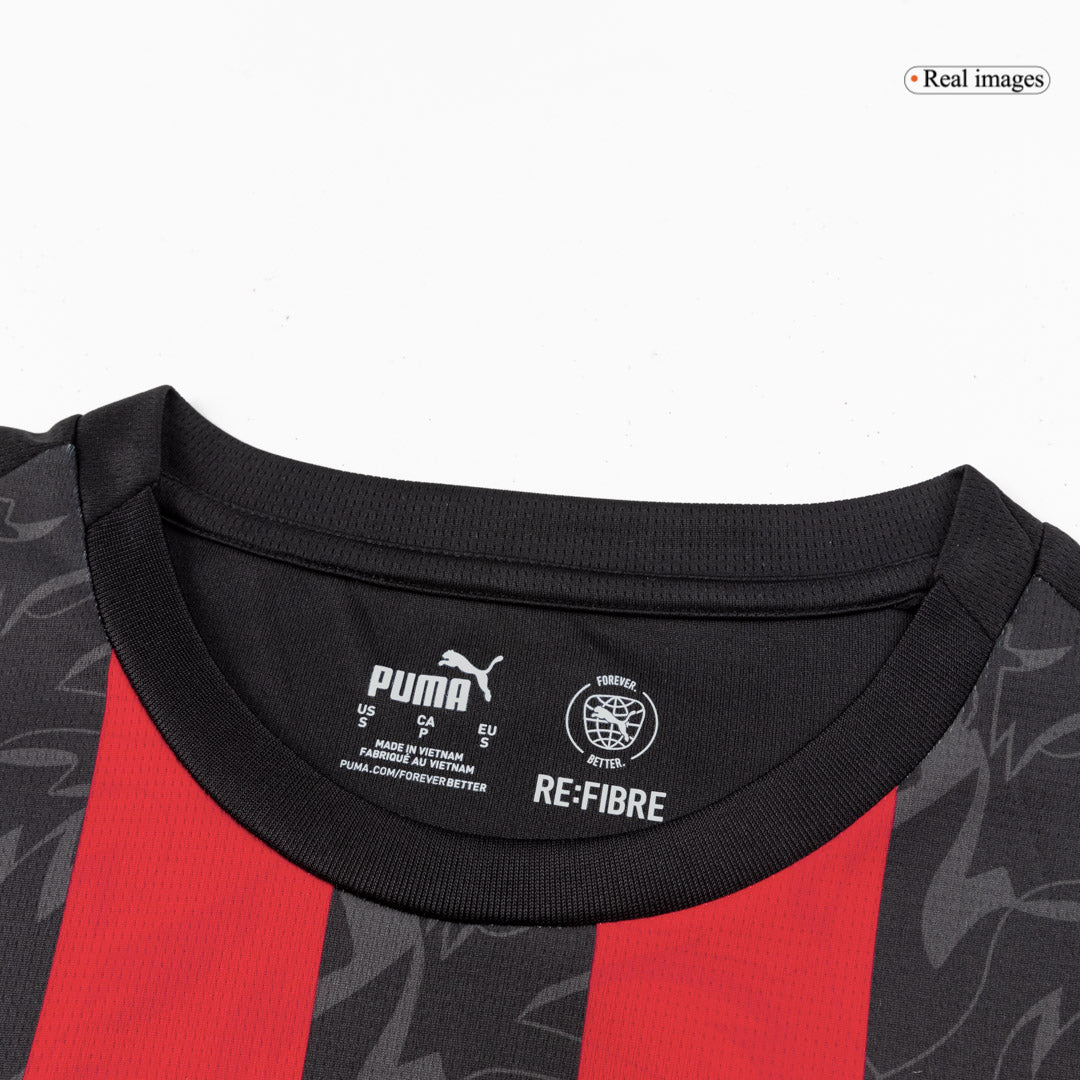 Men AC Milan Domicile Maillot Kit 2025/26 Rouge&Noir - Super