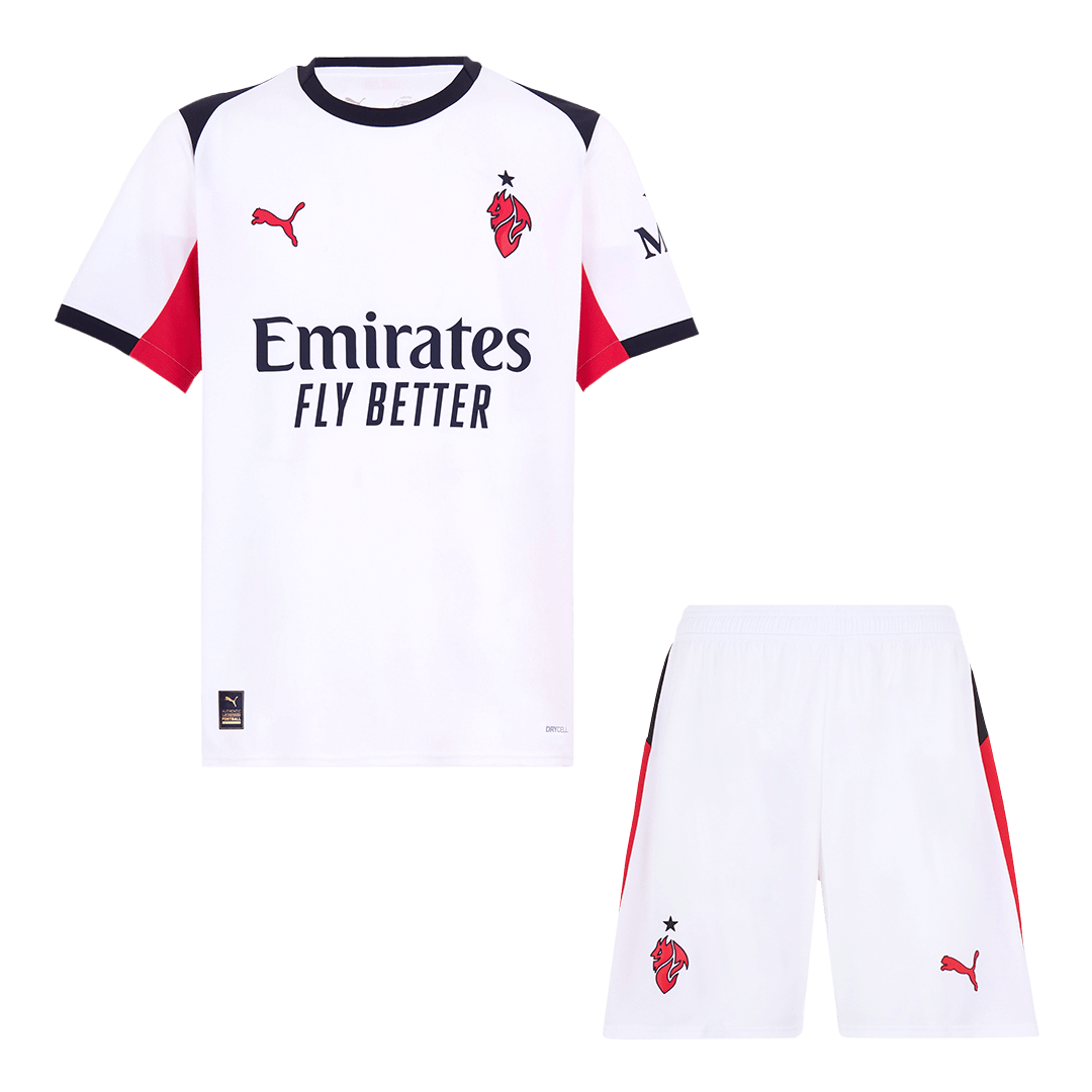 AC Milan Extérieur Maillot Kit 2025/26 Blanc