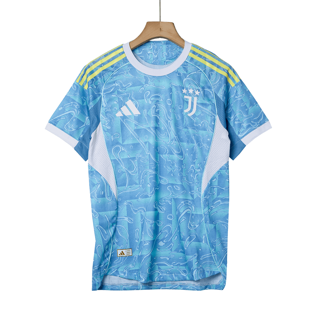 Juventus Extérieur Maillot 2025/26 Bleu Joueur