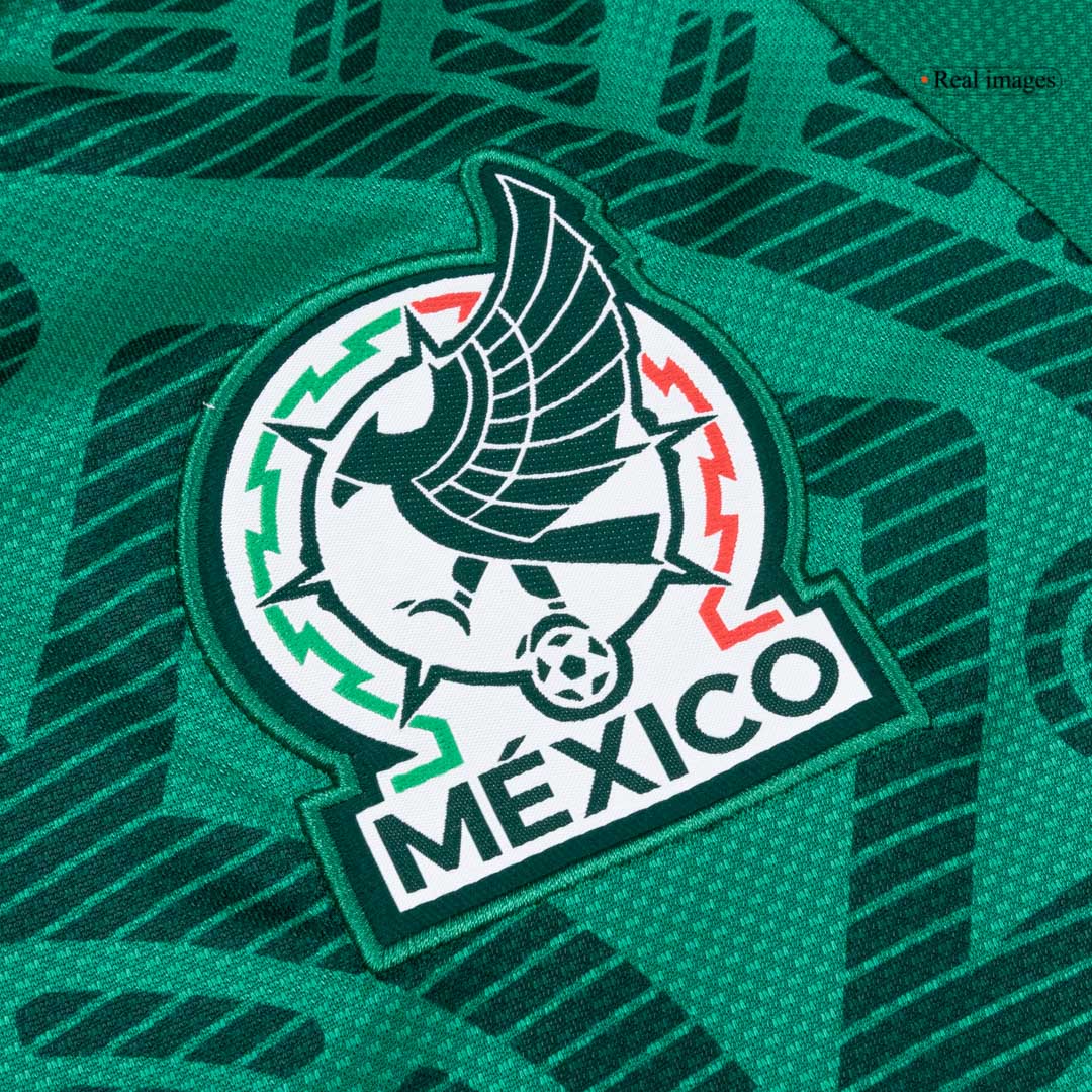 S.GIMENEZ #11 Mexique Domicile Maillot 2026 Vert - Super