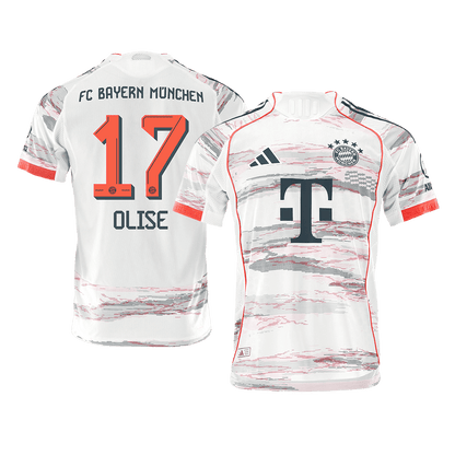 OLISE #17 Bayern Munich Extérieur Maillot 2025/26 Blanc Joueur