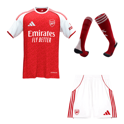 Men Arsenal Domicile Maillot Kit 2025/26 Rouge - Super
