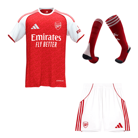 Men Arsenal Domicile Maillot Kit 2025/26 Rouge - Super