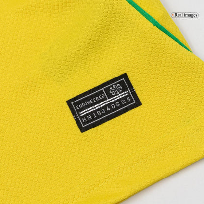 Brésil Domicile Maillot Kit 2026 Enfant Jaune