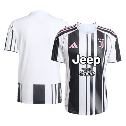 Juventus Domicile Maillot 2025/26 Noir&Blanc Joueur