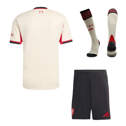 Liverpool Extérieur Maillot Kit 2025/26 Blanc
