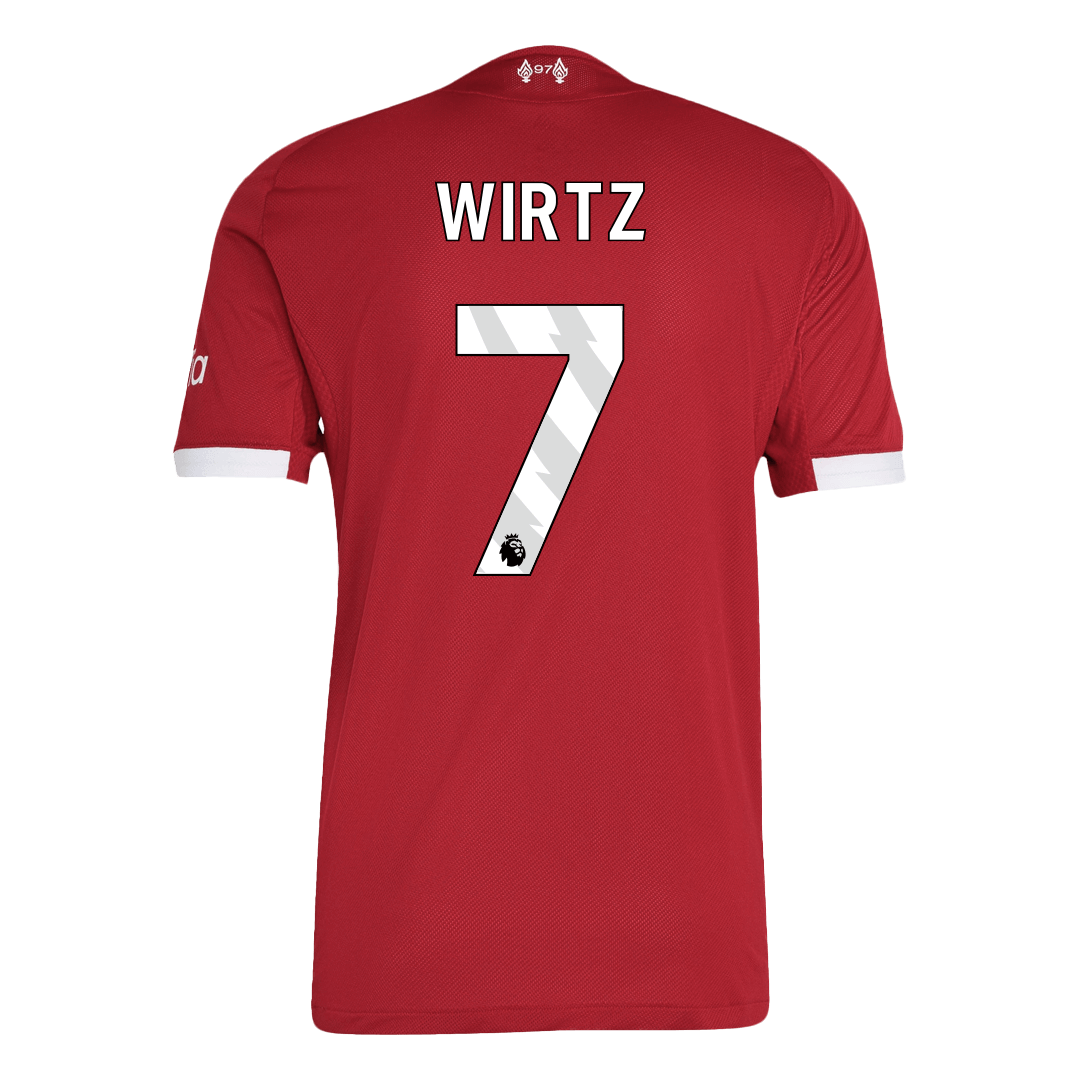 WIRTZ #7 Liverpool Domicile Maillot 2025/26 Rouge Joueur