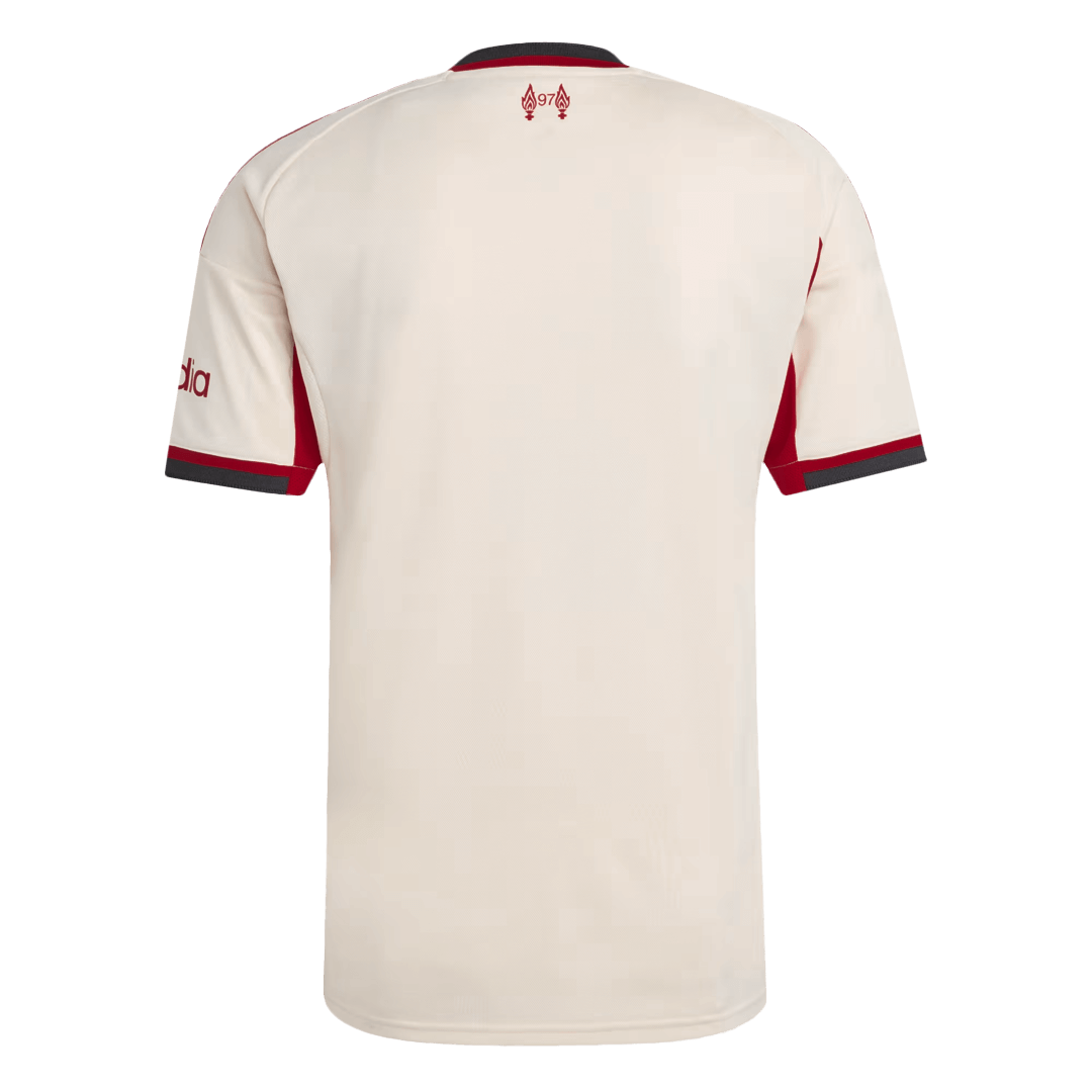 Liverpool Extérieur Maillot 2025/26 Blanc