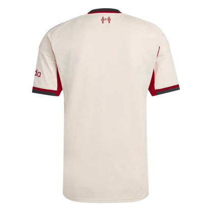 Liverpool Extérieur Maillot 2025/26 Blanc