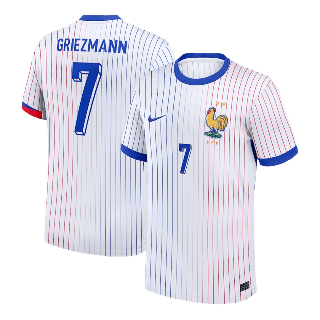 GRIEZMANN #7 France Extérieur Maillot 2024 Blanc