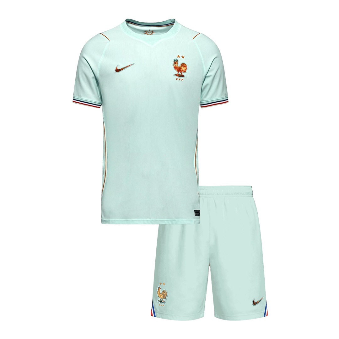 France Extérieur Maillot Kit 2026 Enfant Mint Green