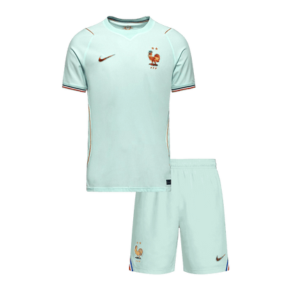 France Extérieur Maillot Kit 2026 Enfant Mint Green