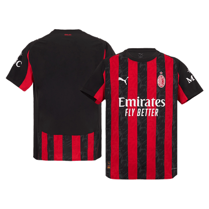 AC Milan Domicile Maillot 2025/26 Rouge&Noir Joueur
